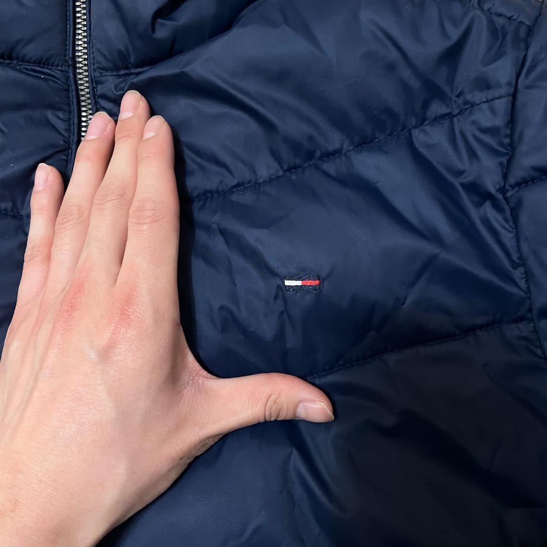 타미힐피거 미니 로고 베이직 푸퍼 패딩 S/90  상품이미지5