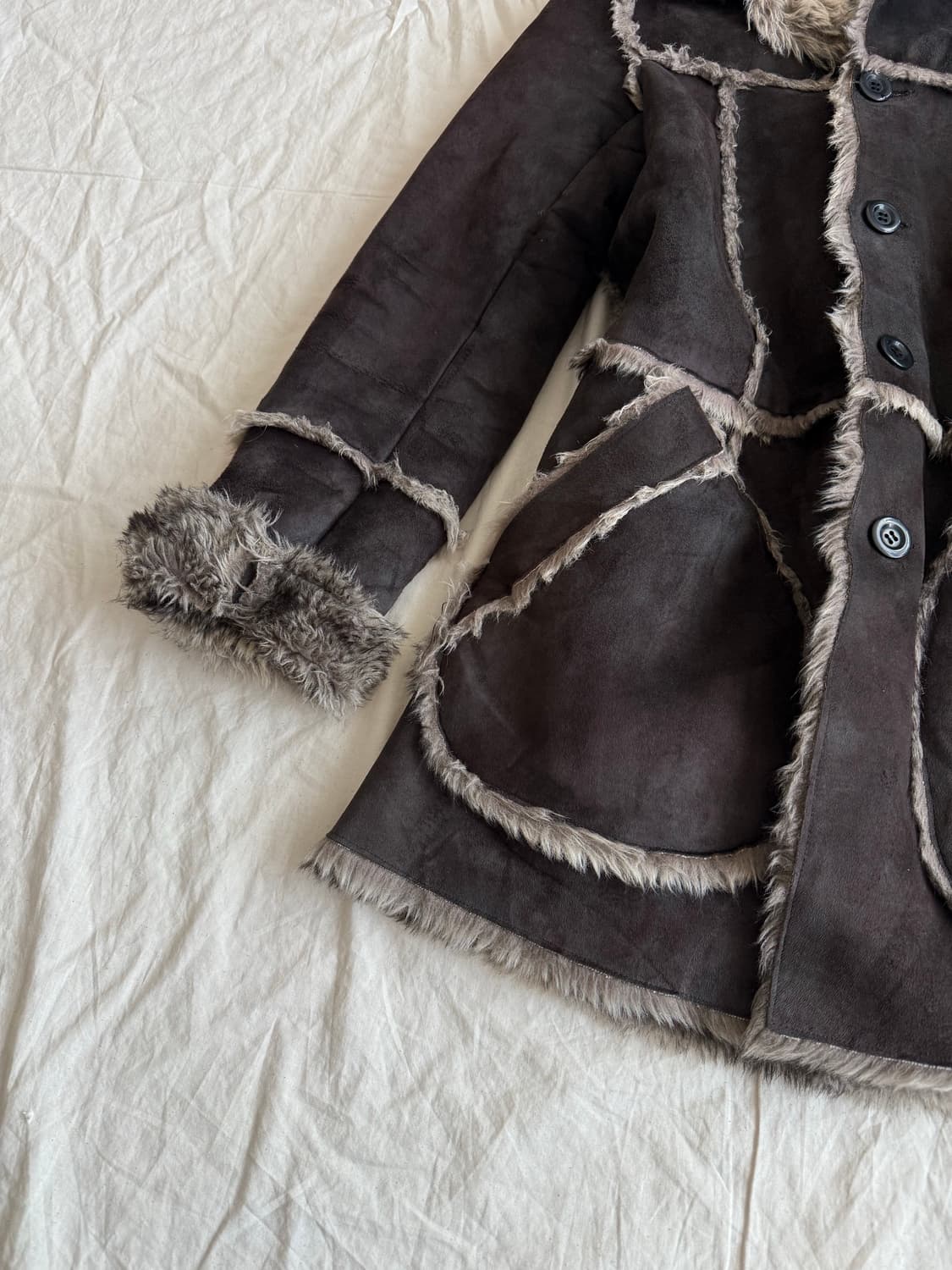 모카 와투케 그런지 페어리 롱 무스탕 상품이미지2