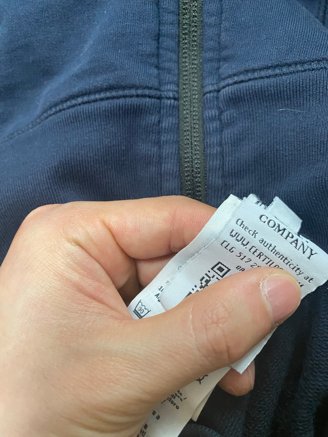 C.P Company 렌즈와펜 후드집업 네이비 xl 상품이미지4