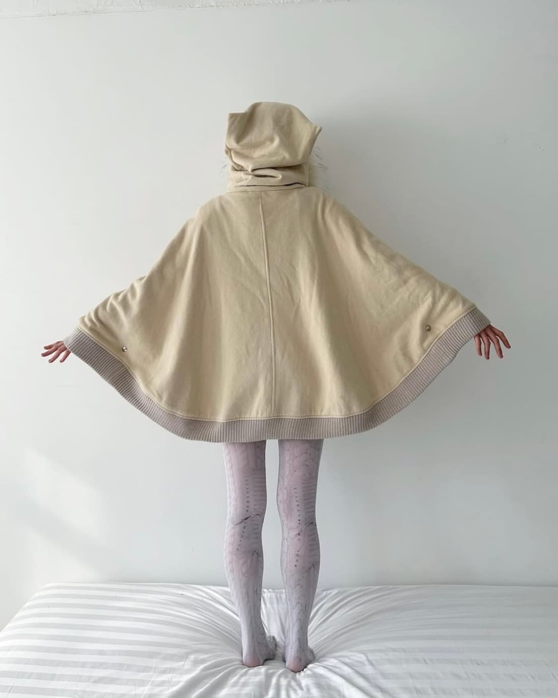 ear hood fur cape (charcoal) 상품이미지4