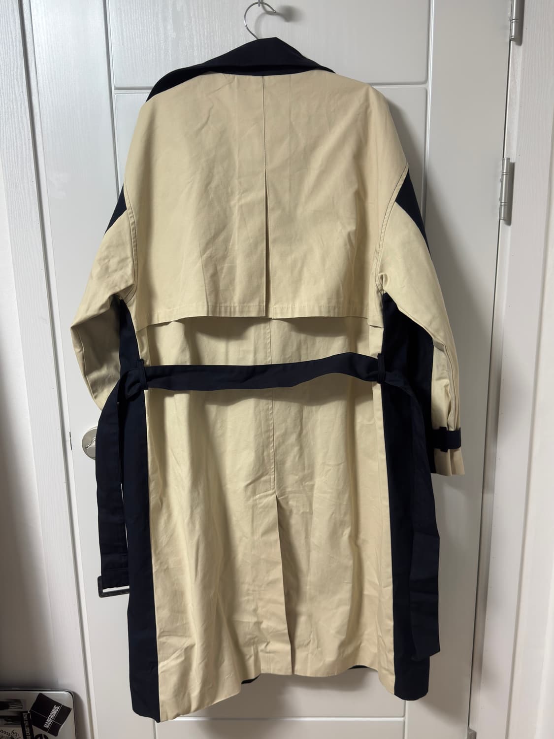 로맨틱크라운 와이드 라펠 트렌치 코트 상품이미지7