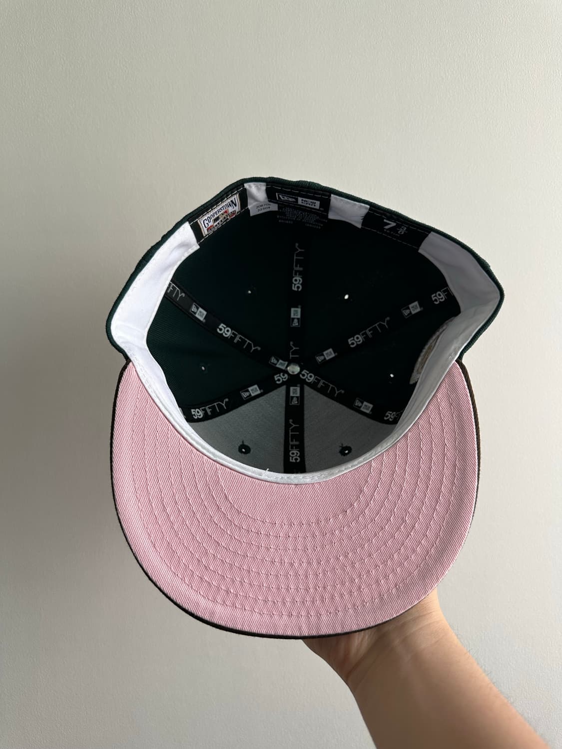 희귀 뉴에라 59fifty LA ANGELS 그린 피티드캡 상품이미지4
