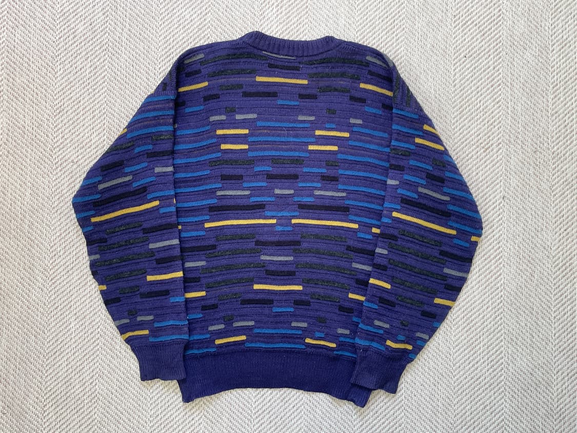 빈티지 브리치 멀티 패턴 자카드 니트   J04187 상품이미지6