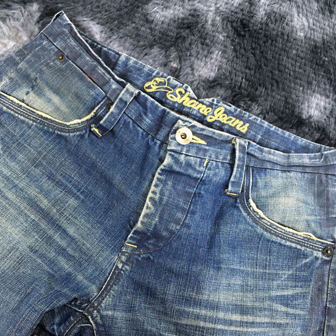 투티/A4 Shane Jeans 34 데님 워싱 청바지 긴바지 y2k 상품이미지3