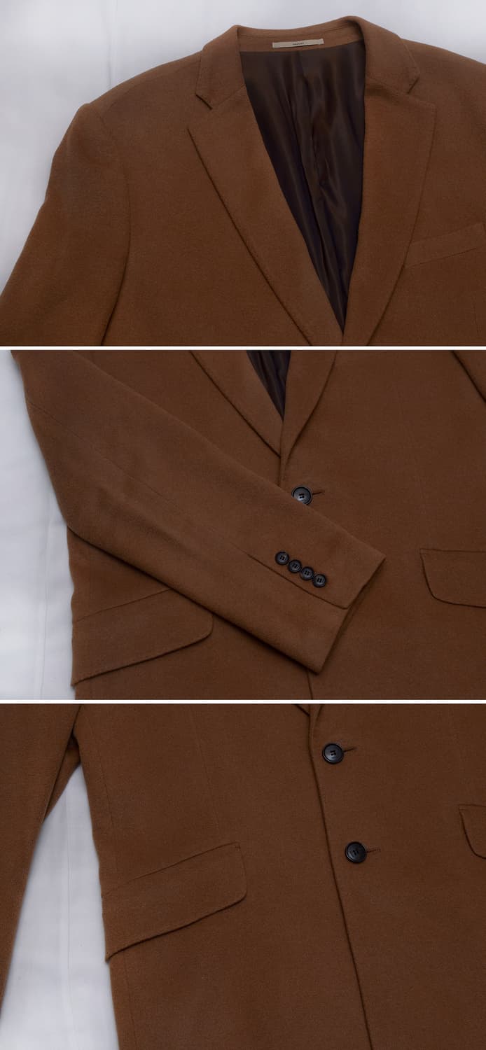 트루젠 캐시미어 핸드메이드 클래식 싱글 코트 자켓 (105) 상품이미지7