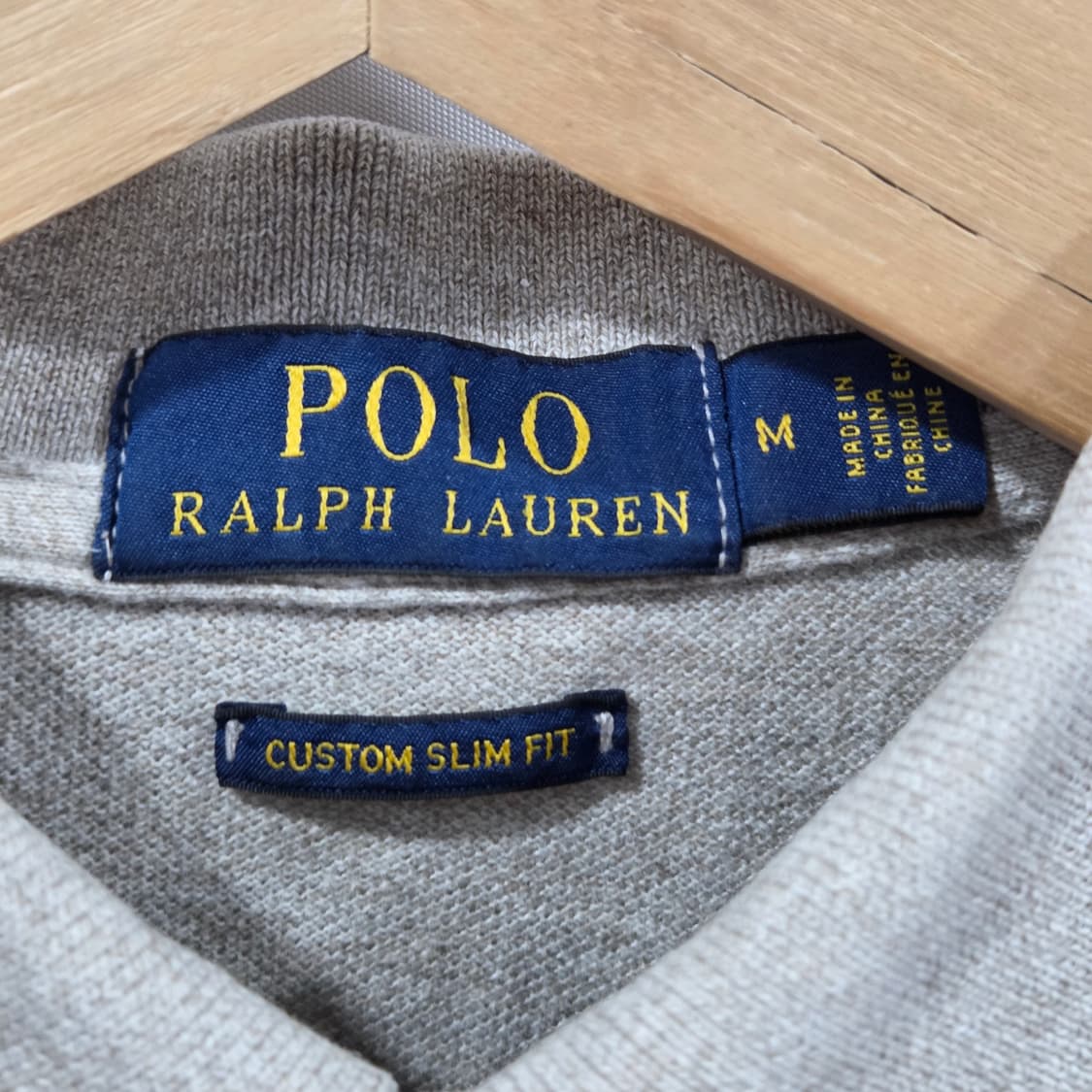 폴로랄프로렌 피케 카라 오트밀 반팔티 M 상품이미지3