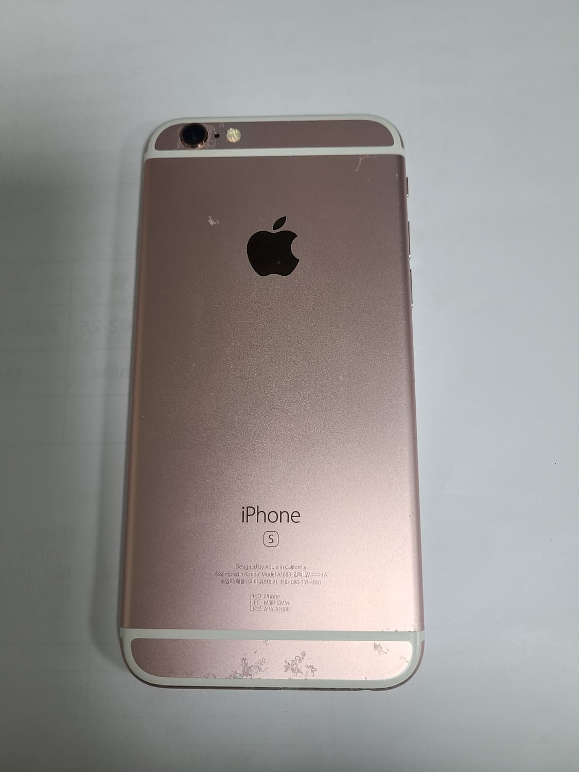 아이폰6s 로즈골드 16g 배터리100 한국판  상품이미지8