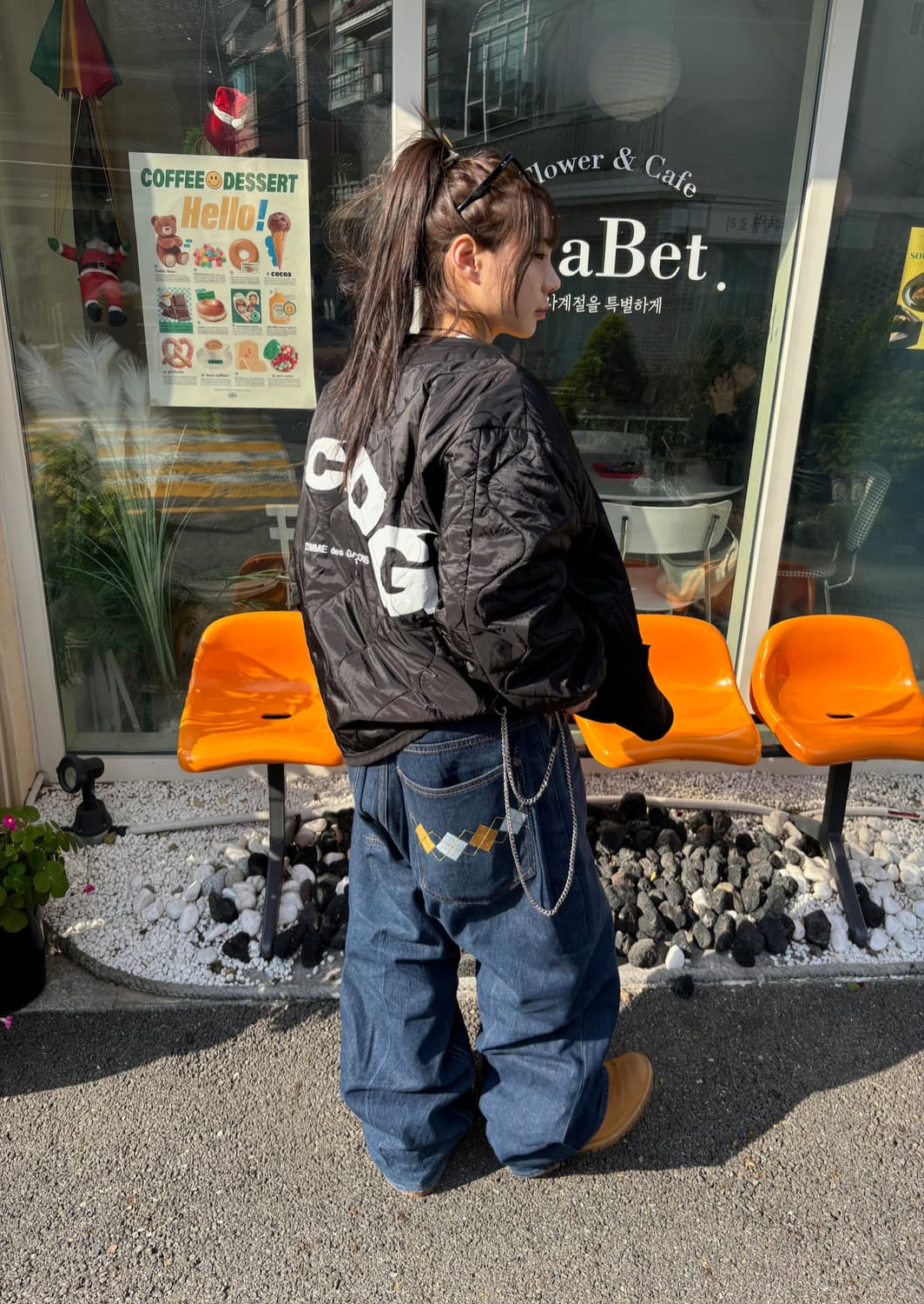 CDG x Alpha Industries 경량패딩 라이너 자켓 상품이미지3