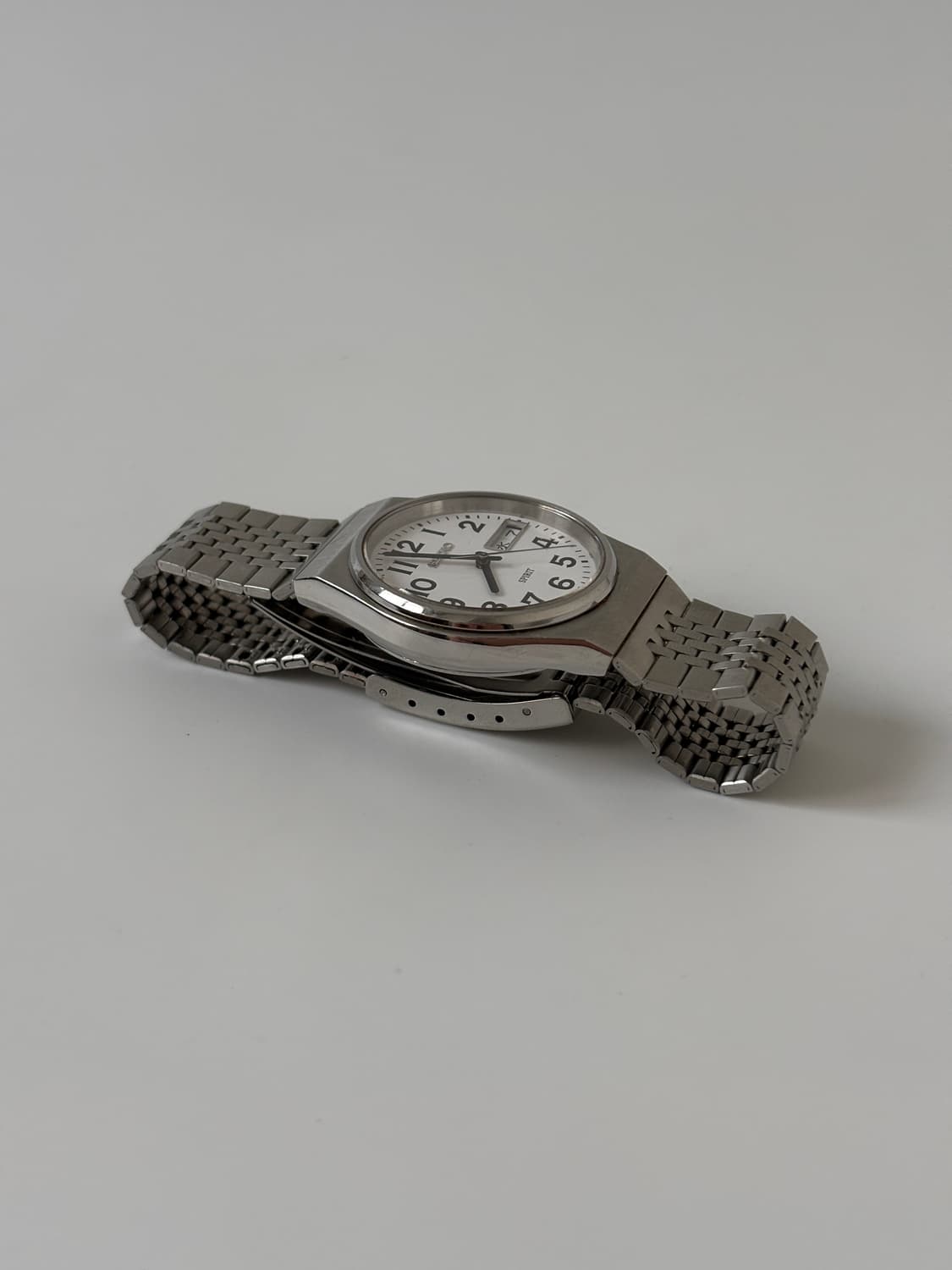 1990s Spirit Arabic Index Silver Quartz  상품이미지6