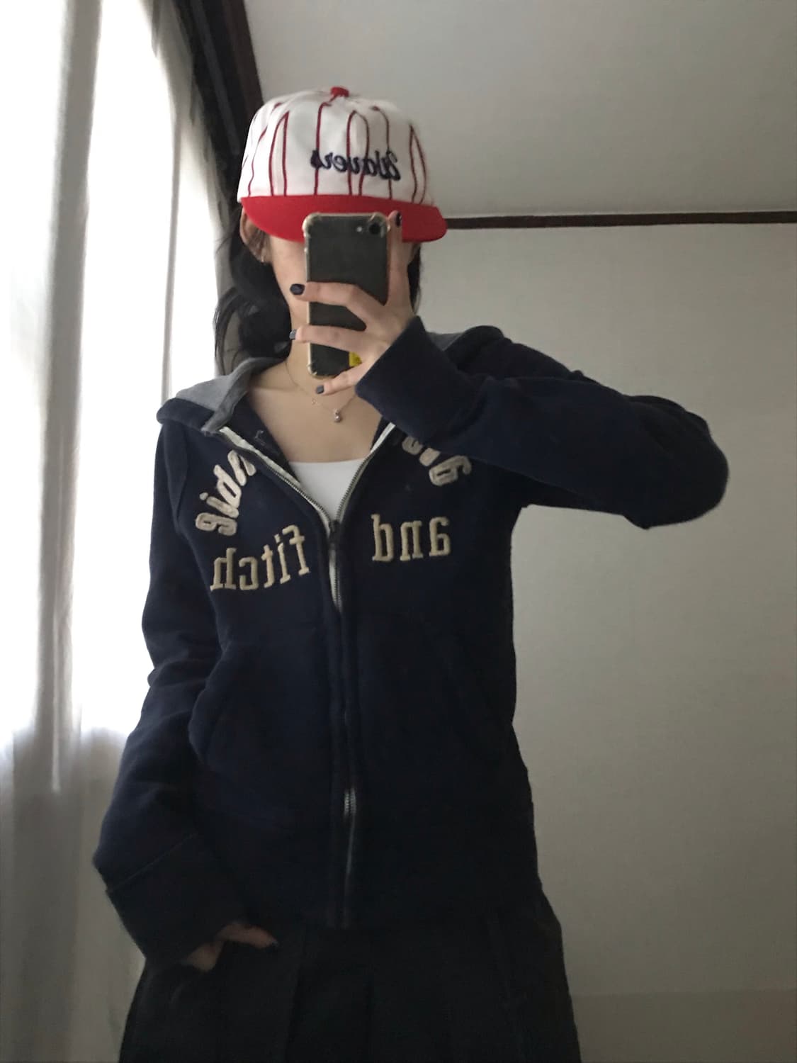 아베크롬비 네이비 후드집업 상품이미지3