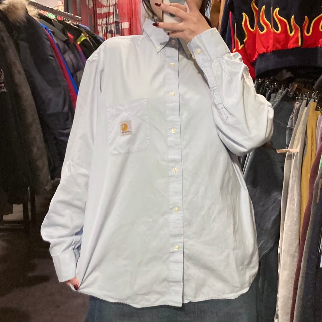 [IM] 칼하트 스카이블루 긴팔셔츠 상품이미지1