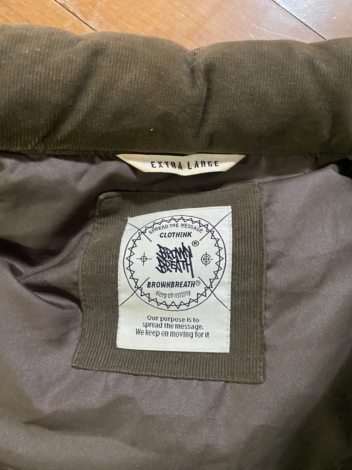 브라운브레스 남성 덕다운 패딩 조끼 XL 상품이미지6