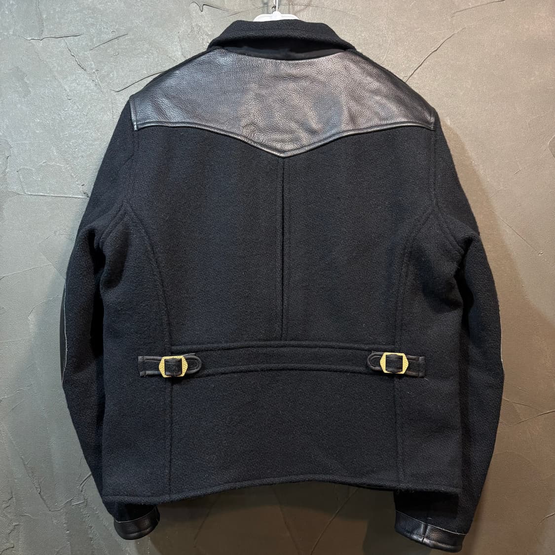 [M] LABOUR UNION 레이버 유니온 울 가죽 자켓 상품이미지4