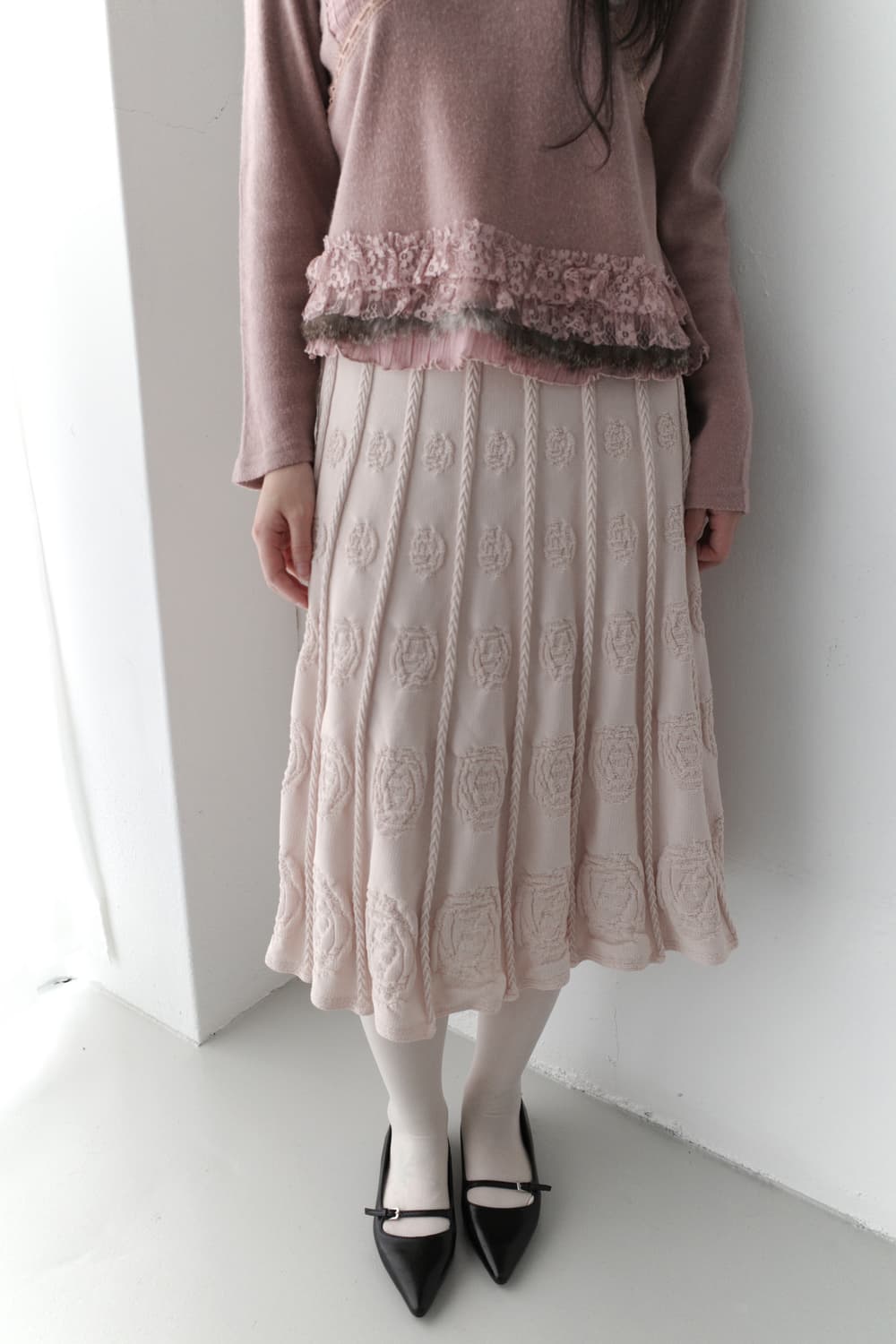 flower knit skirt  상품이미지7