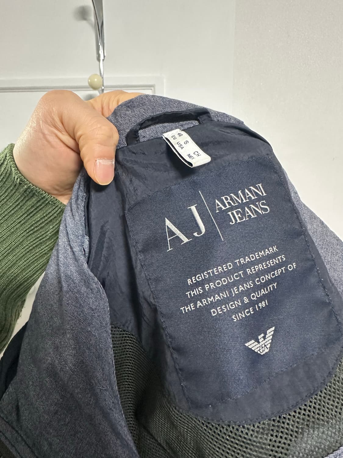 아르마니진 바람막이 상품이미지3