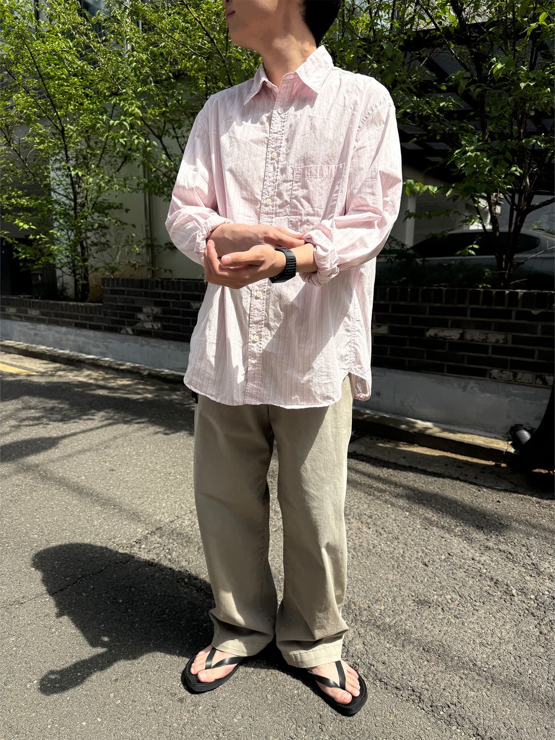 이얼즈어고 포이카 셔츠 L 새상품 상품이미지8