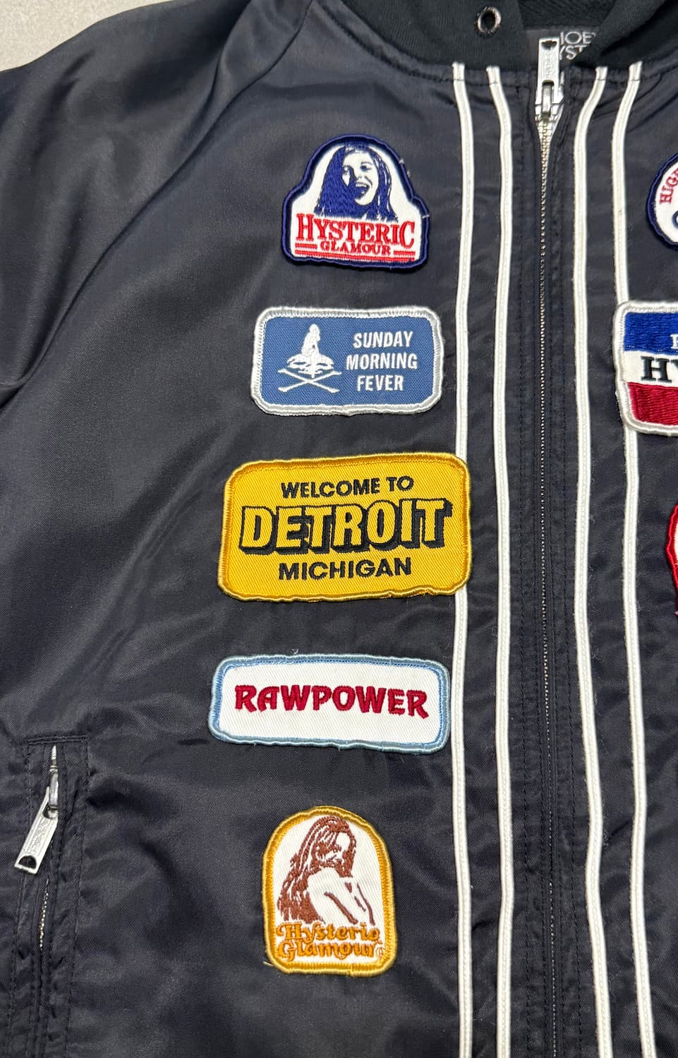 히스테릭 글래머 아카이브 아이코닉 패치 폭탄 후드 집업 자켓 상품이미지3