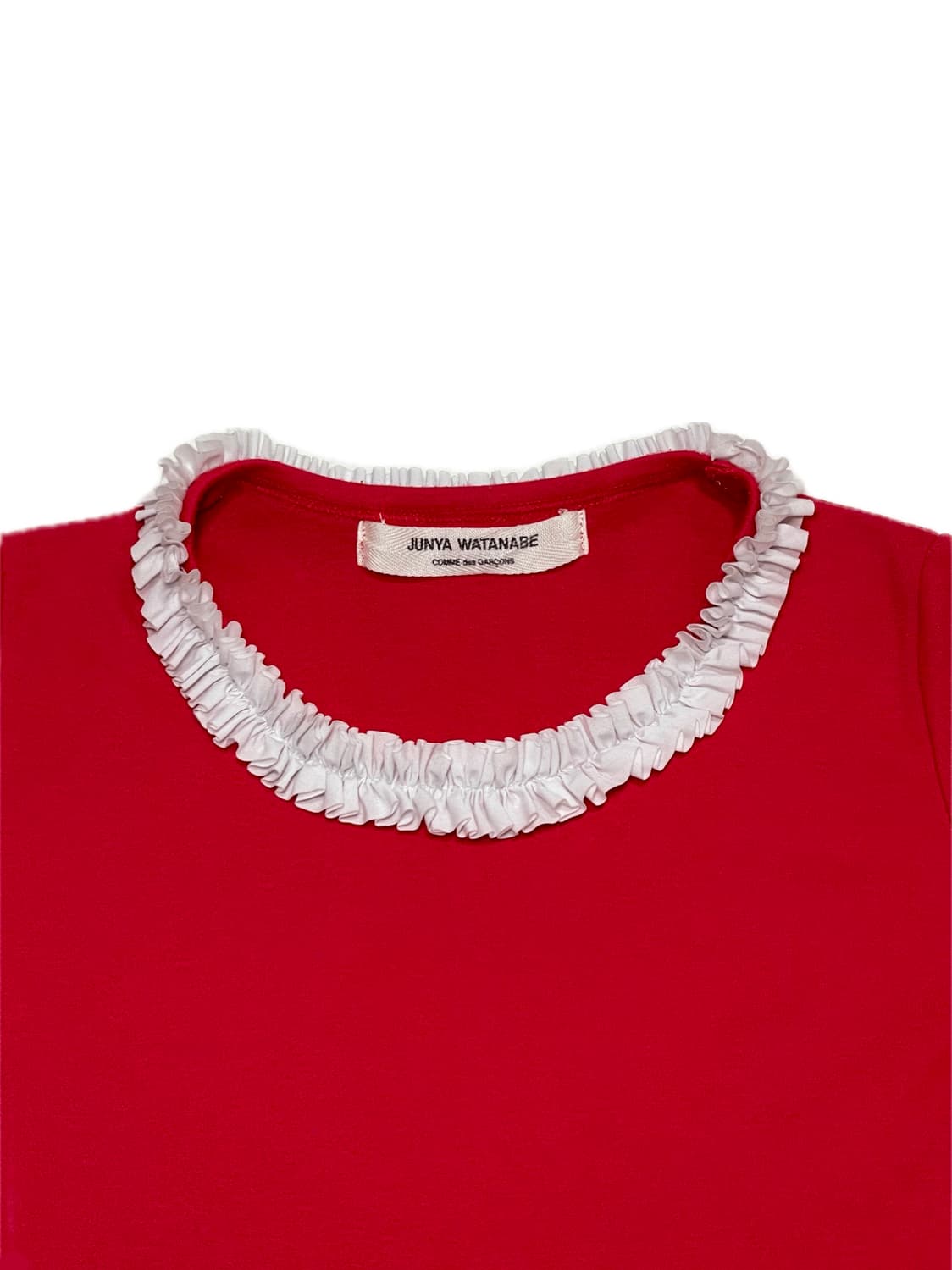 Comme des garcons frill red t shirts 상품이미지3