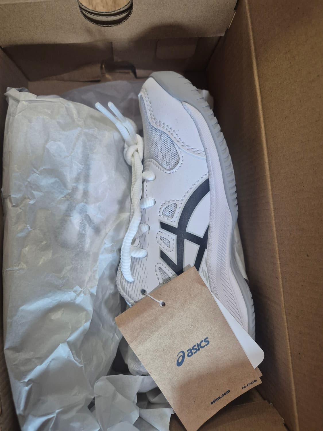 아식스 업코트6gs 화이트블랙 190사이즈 상품이미지2