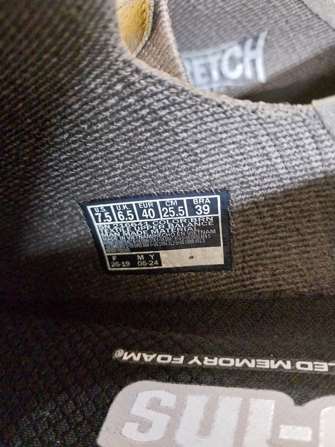 남성 스케쳐스 고위크7 슬립인스 슬립온, 스니커즈 (255) 상품이미지9