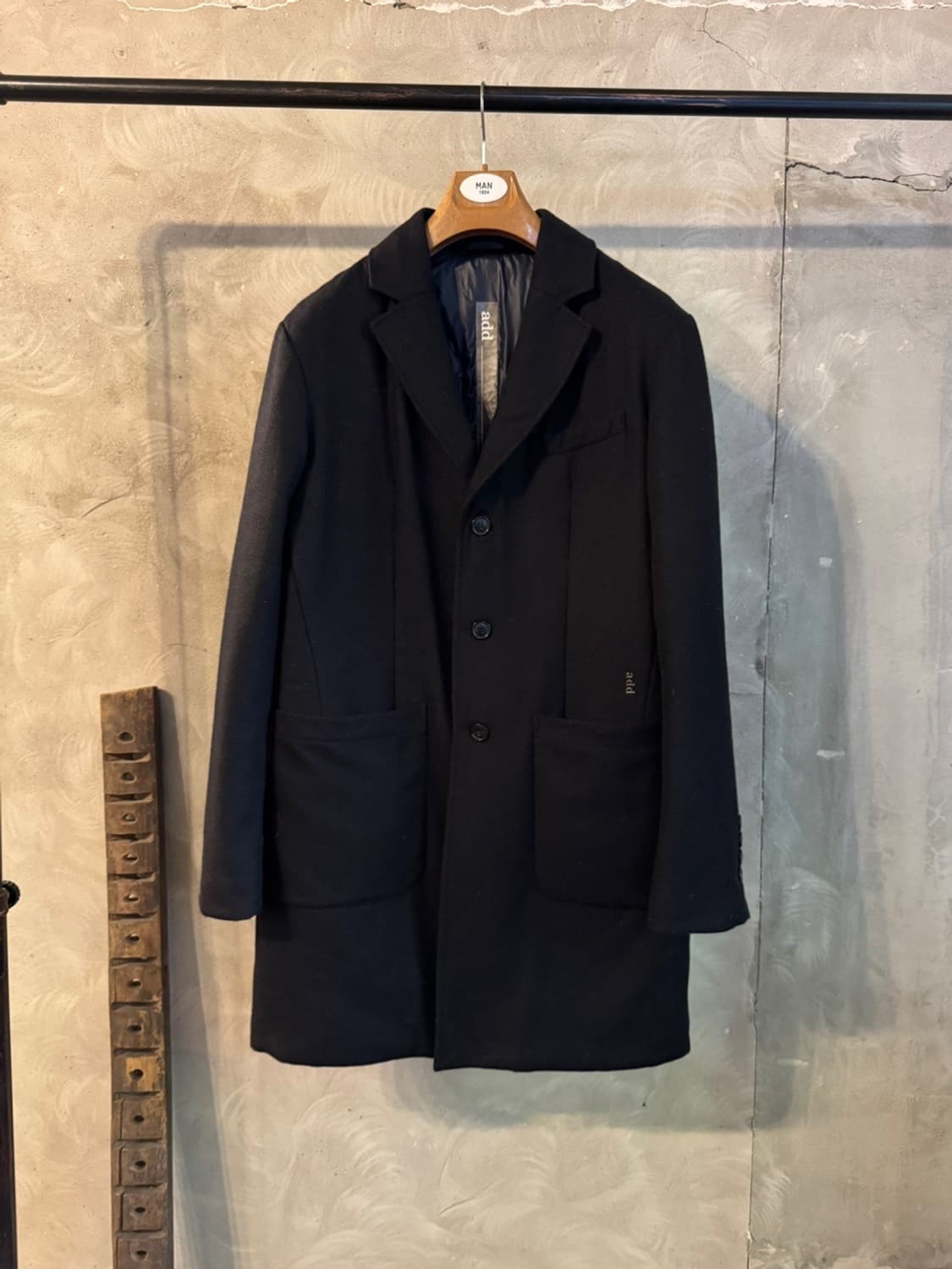 Add 구스다운 체스터필드 코트 100 상품이미지1