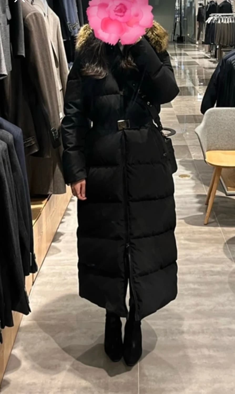 몽클레어 기모브 리얼폭스퍼 롱패딩 4사이즈 상품이미지1