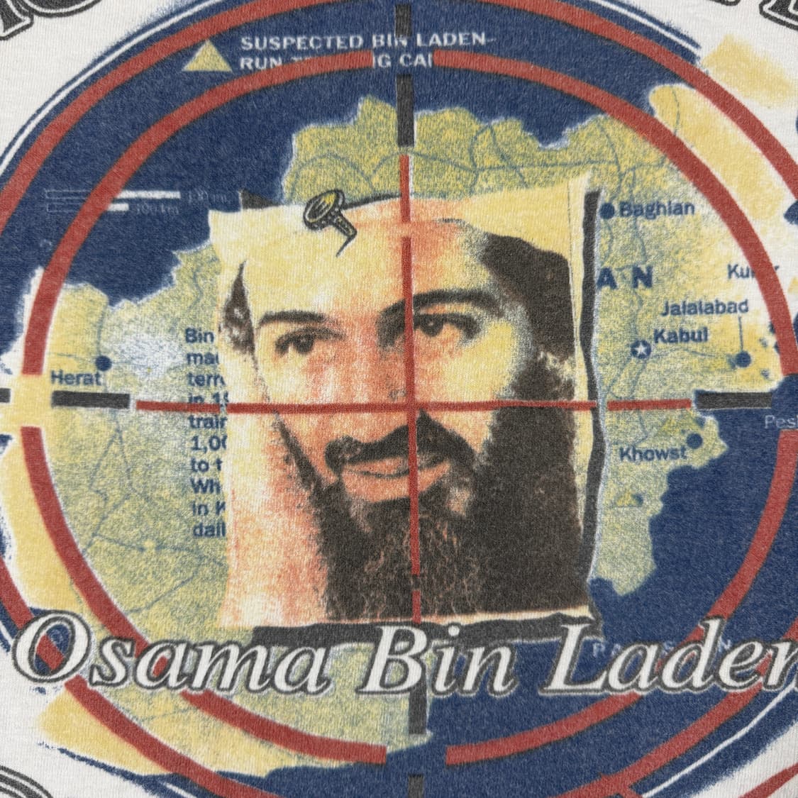 빈티지 Serial Killer 빈라덴 Bin Laden 티셔츠 상품이미지5
