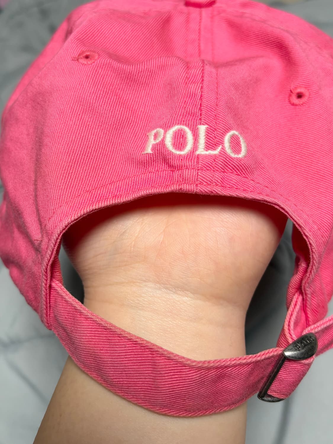 폴로 핑크 모자  상품이미지2