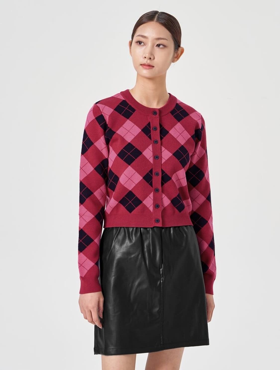 자라 아가일 가디건 상품이미지1