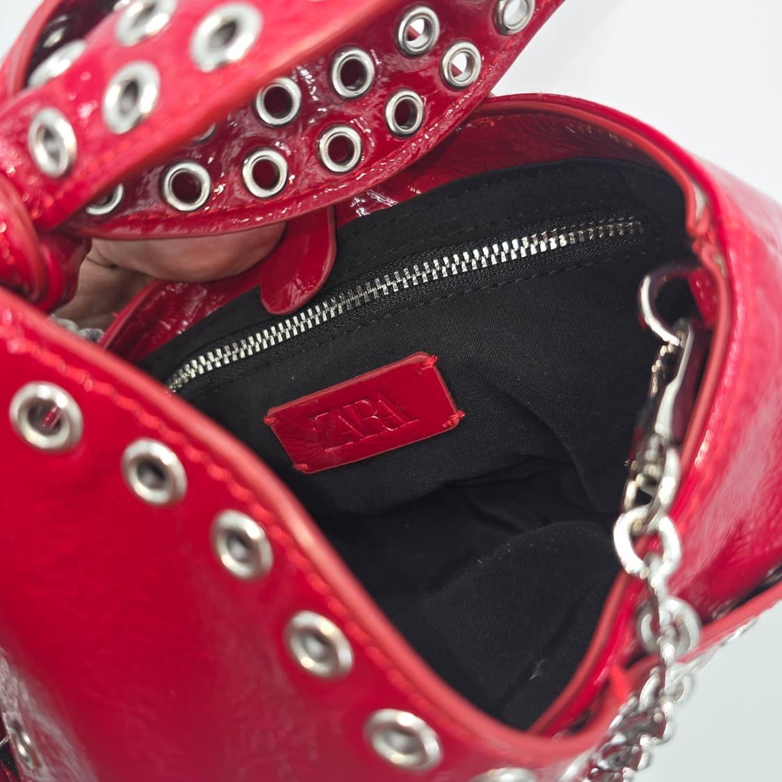 자라 리본 장식 버킷 크로스바디 백 상품이미지6