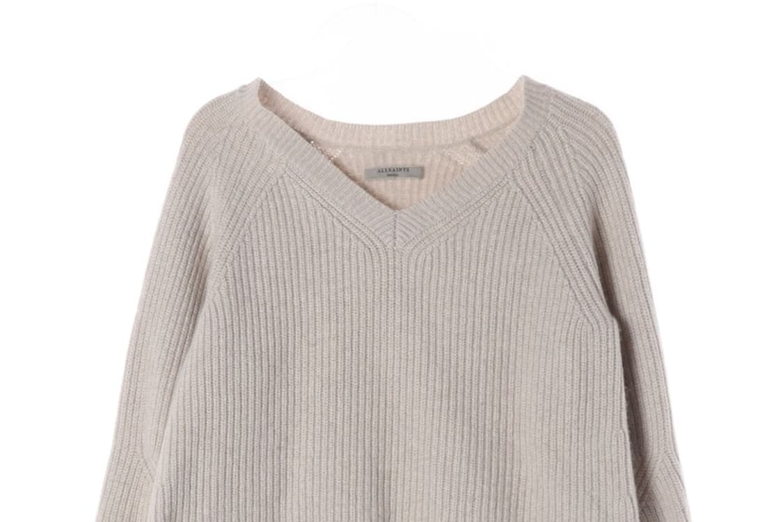 올세인츠 캐시미어 브이넥 니트 S 상품이미지3