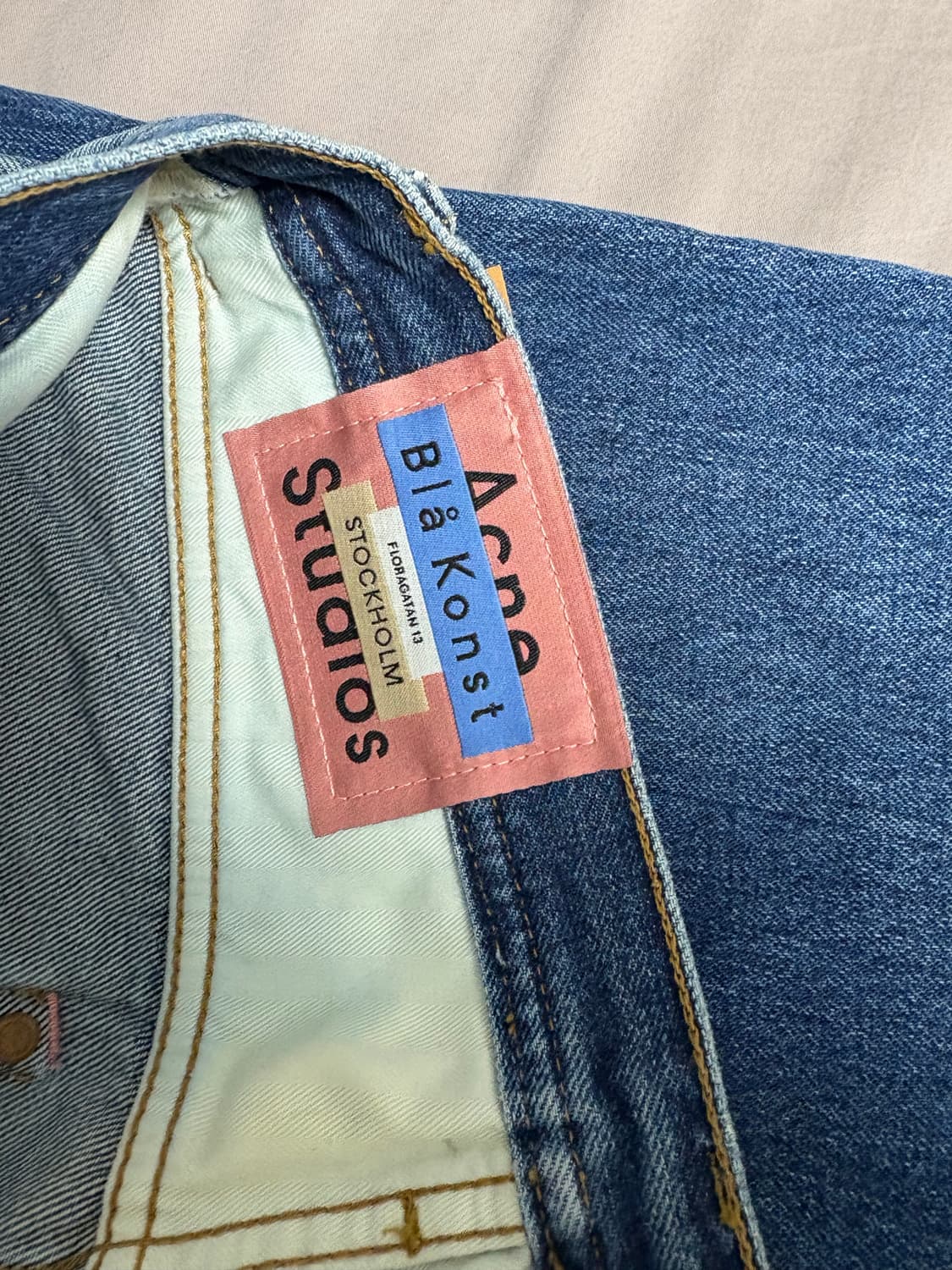 아크네 랜드 미드블루 청바지 28/32 상품이미지4