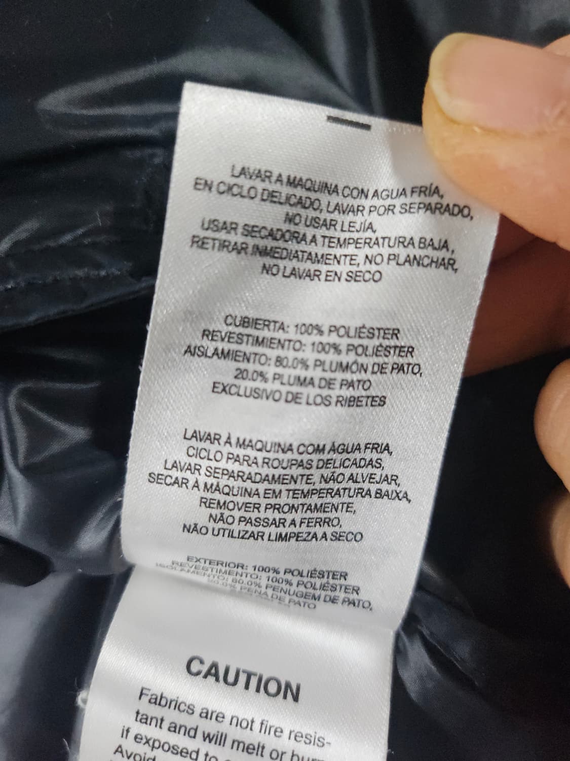 컬럼비아 블랙 경량 패딩 자켓  L 상품이미지4