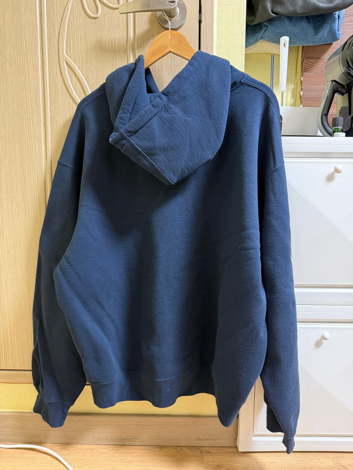 [XL] 슈프림 스몰 박스 로고 후드 스웻셔츠 네이비 상품이미지3