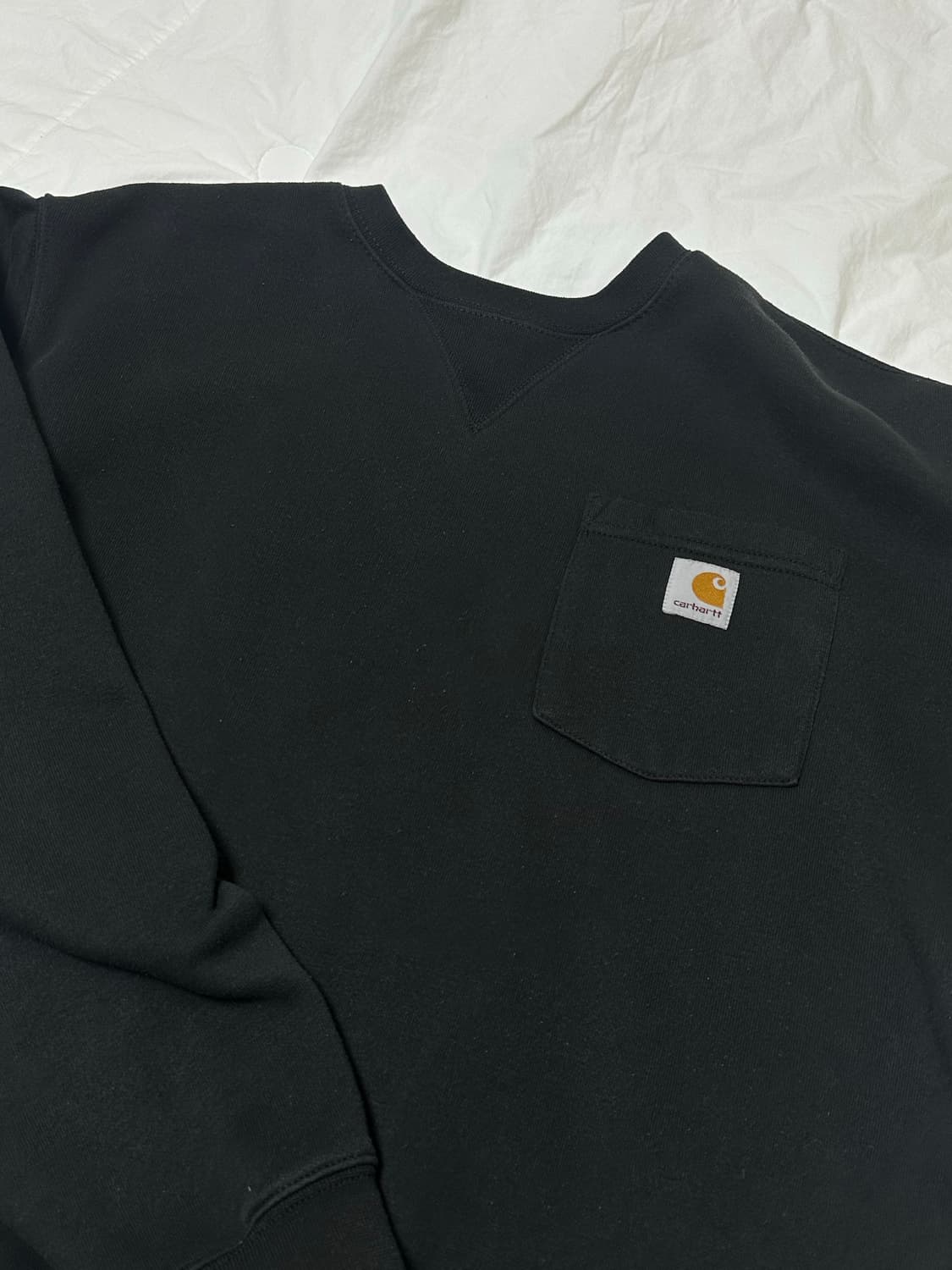 칼하트 맨투맨 블랙 M 상품이미지2