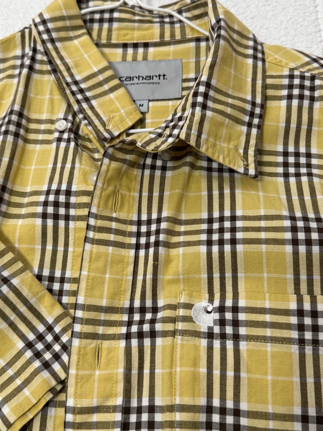 칼하트 니벤 체크 반팔 셔츠 상품이미지3