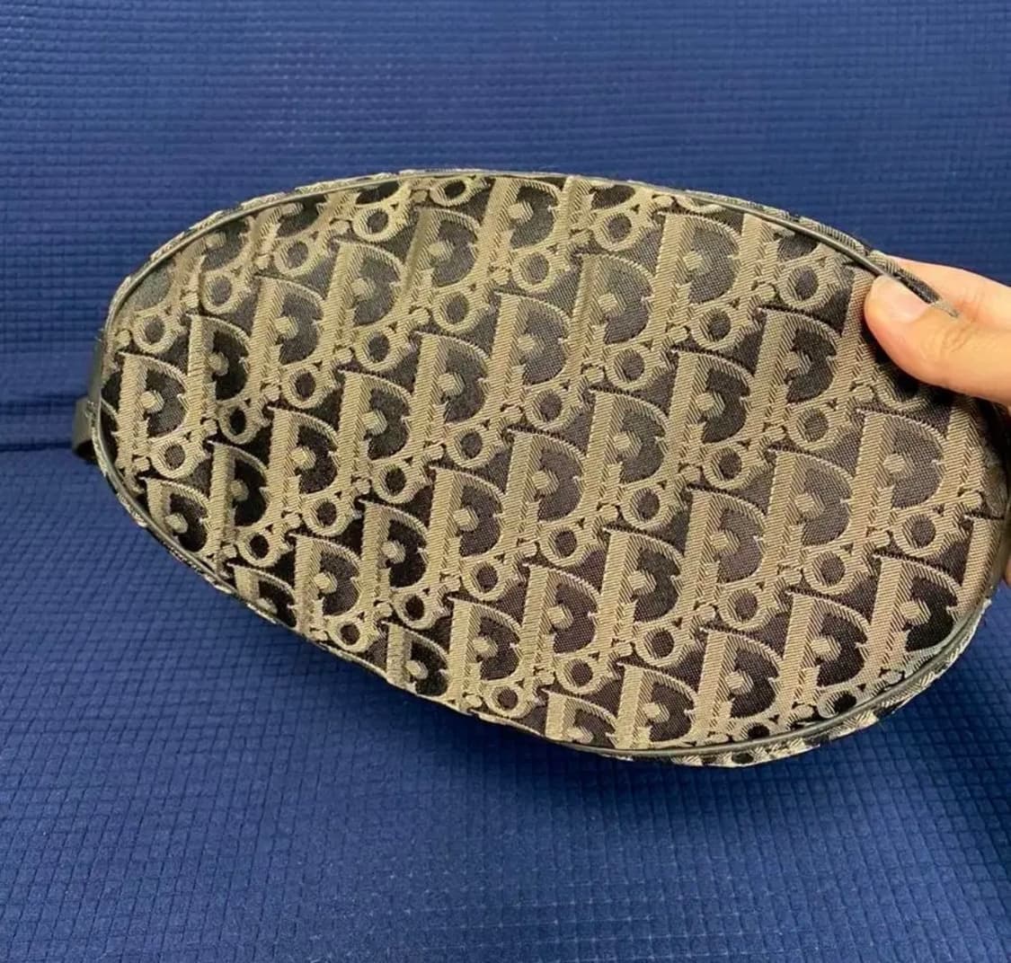 (빈티지) 디올 오블리크 카키 버킷뱃 상품이미지7