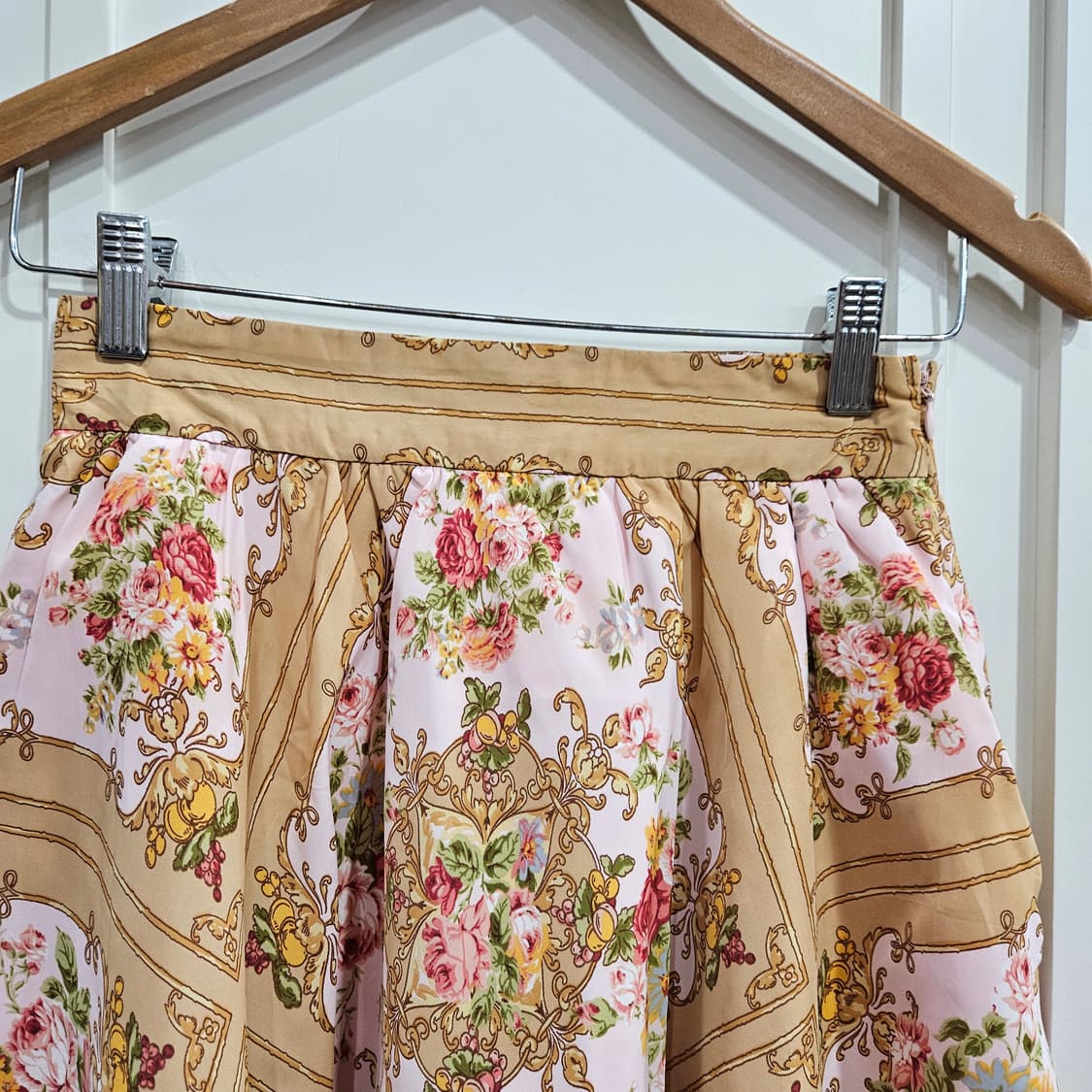 플라워 패턴 스커트 빈티지 스타일 상품이미지2