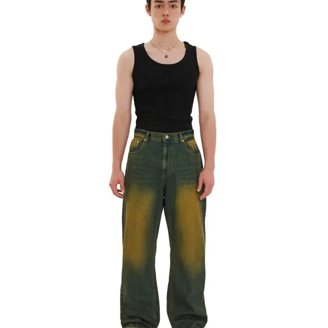 L) 레씨토 빈티지 워시드 데님 팬츠 상품이미지1