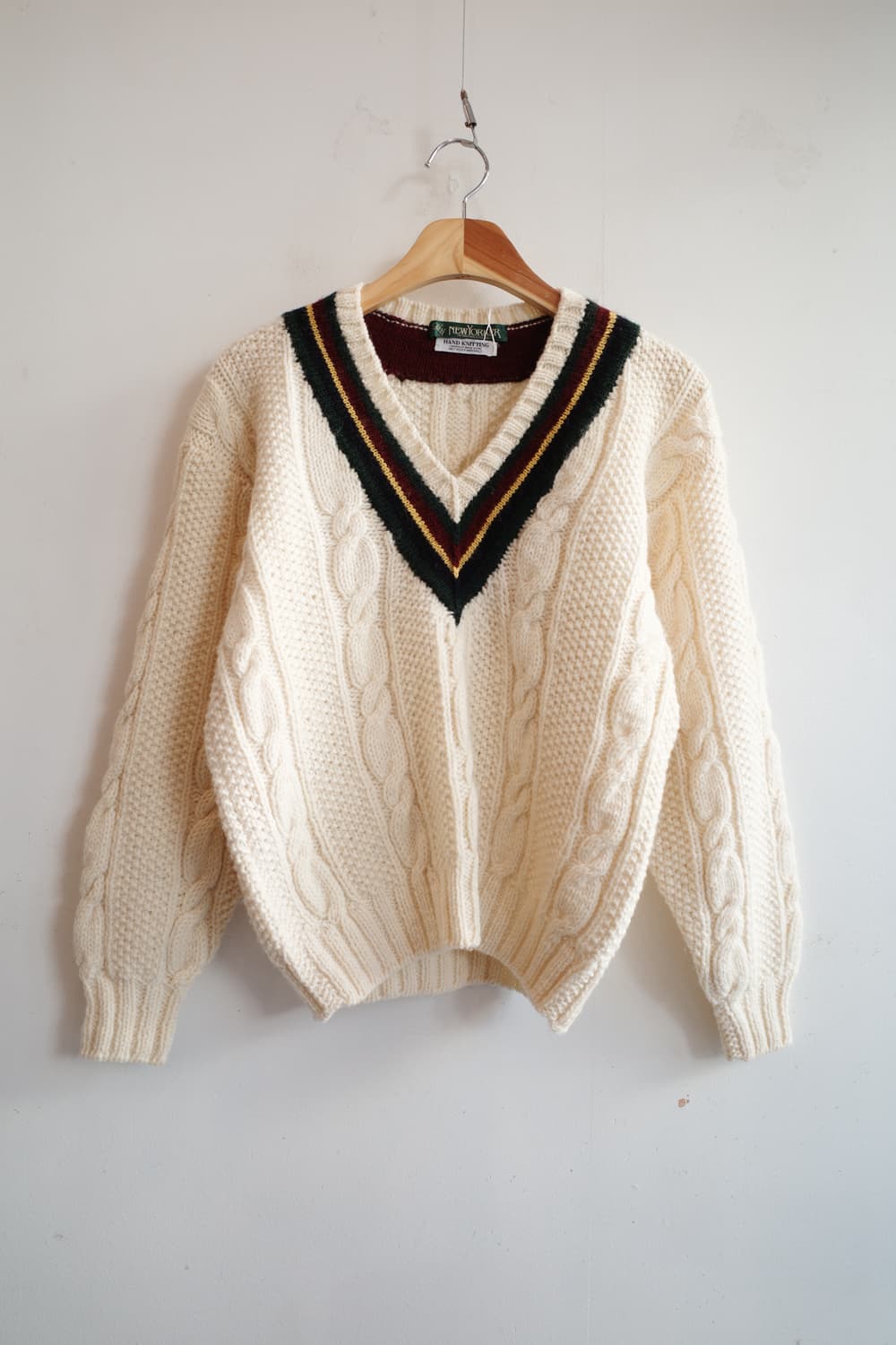 NEW YORKER 케이블 핸드메이드 니트     상품이미지1