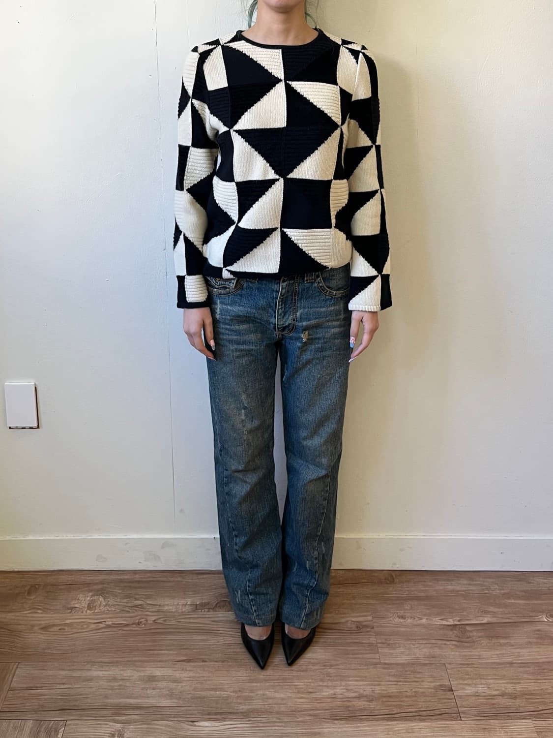 NyLAus jeANS 크랙 데님 진 상품이미지6