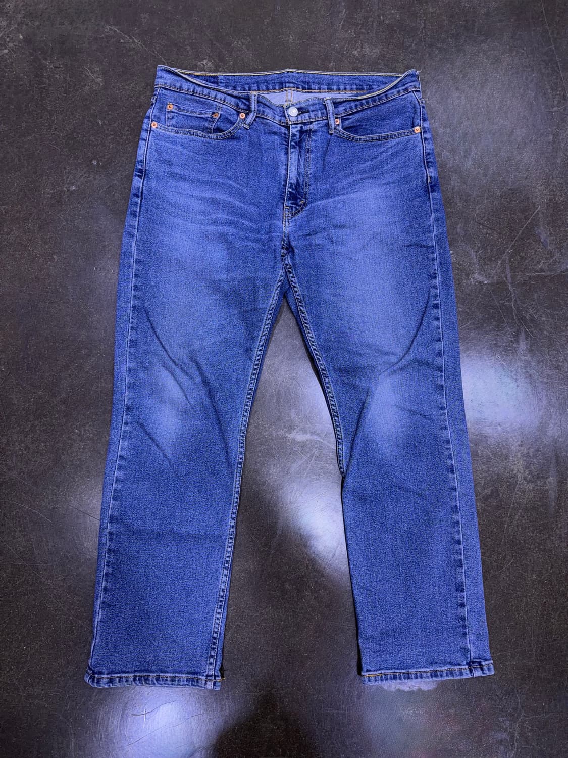 리바이스 514 스트레이트핏 중청 워싱 블루 데님팬츠 34 상품이미지1