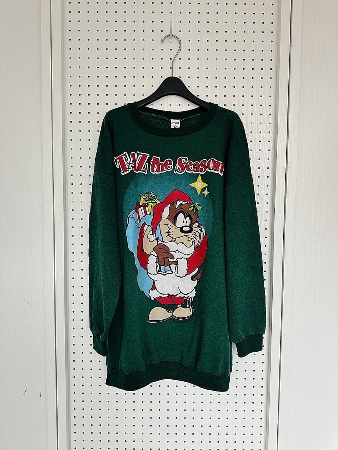 (정품/새상품) 리던 공용 그린 홀리데이 맨투맨 상품이미지1