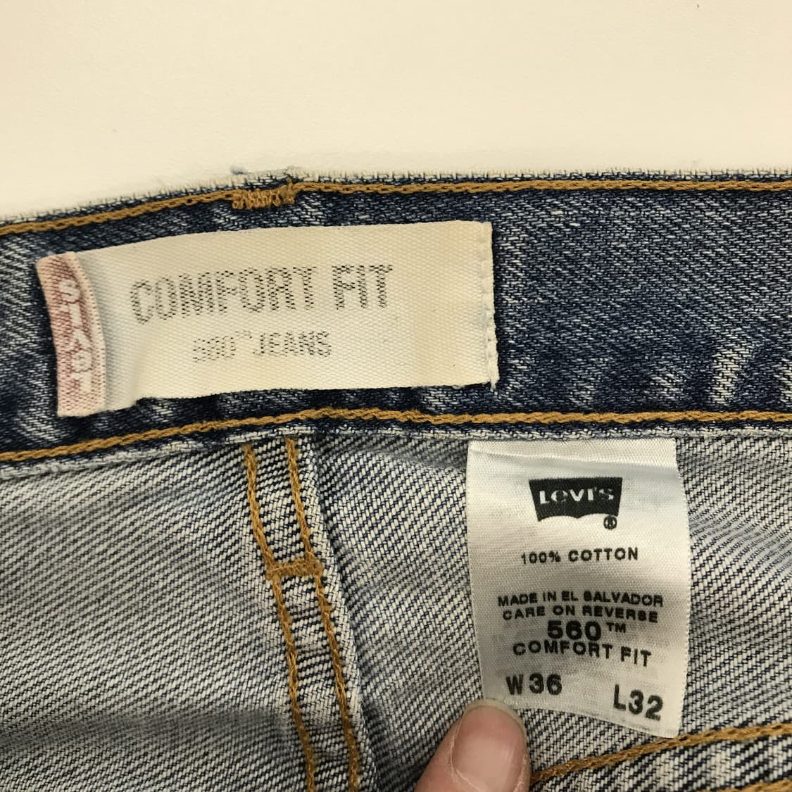 리바이스 00s 560 컴포트핏 청바지 [36인치] 상품이미지6
