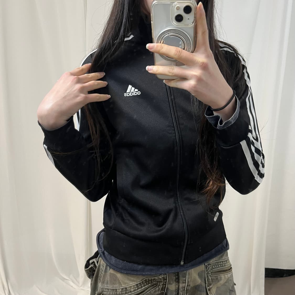Adidas Black Track Jersey 상품이미지3
