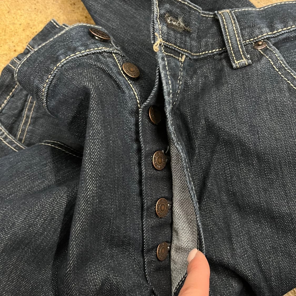 [정품] 리바이스 진청 데님 청바지 b14 상품이미지7