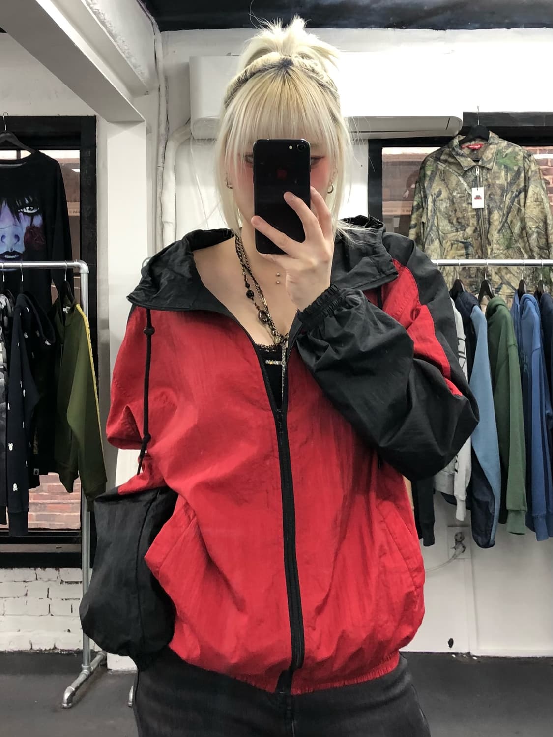 미스치프 빅로고 바람막이 상품이미지1