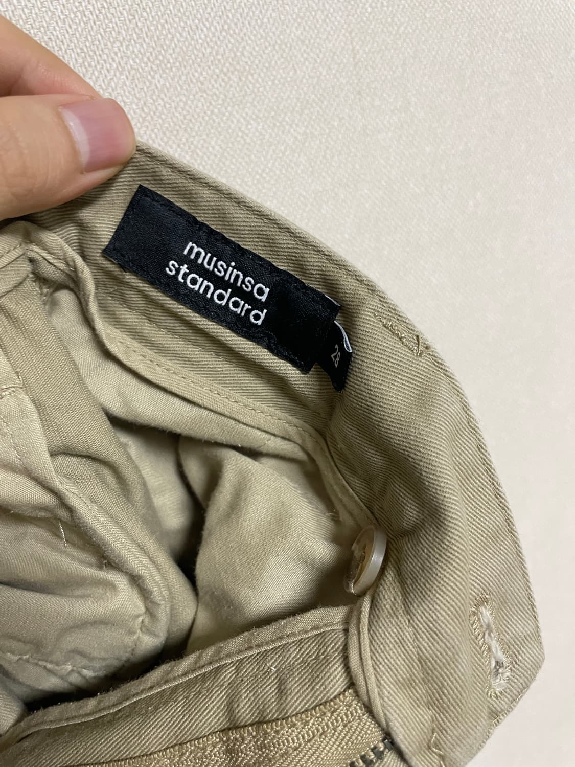 무신사스텐다드 원턱 와이드 치노팬츠 상품이미지2