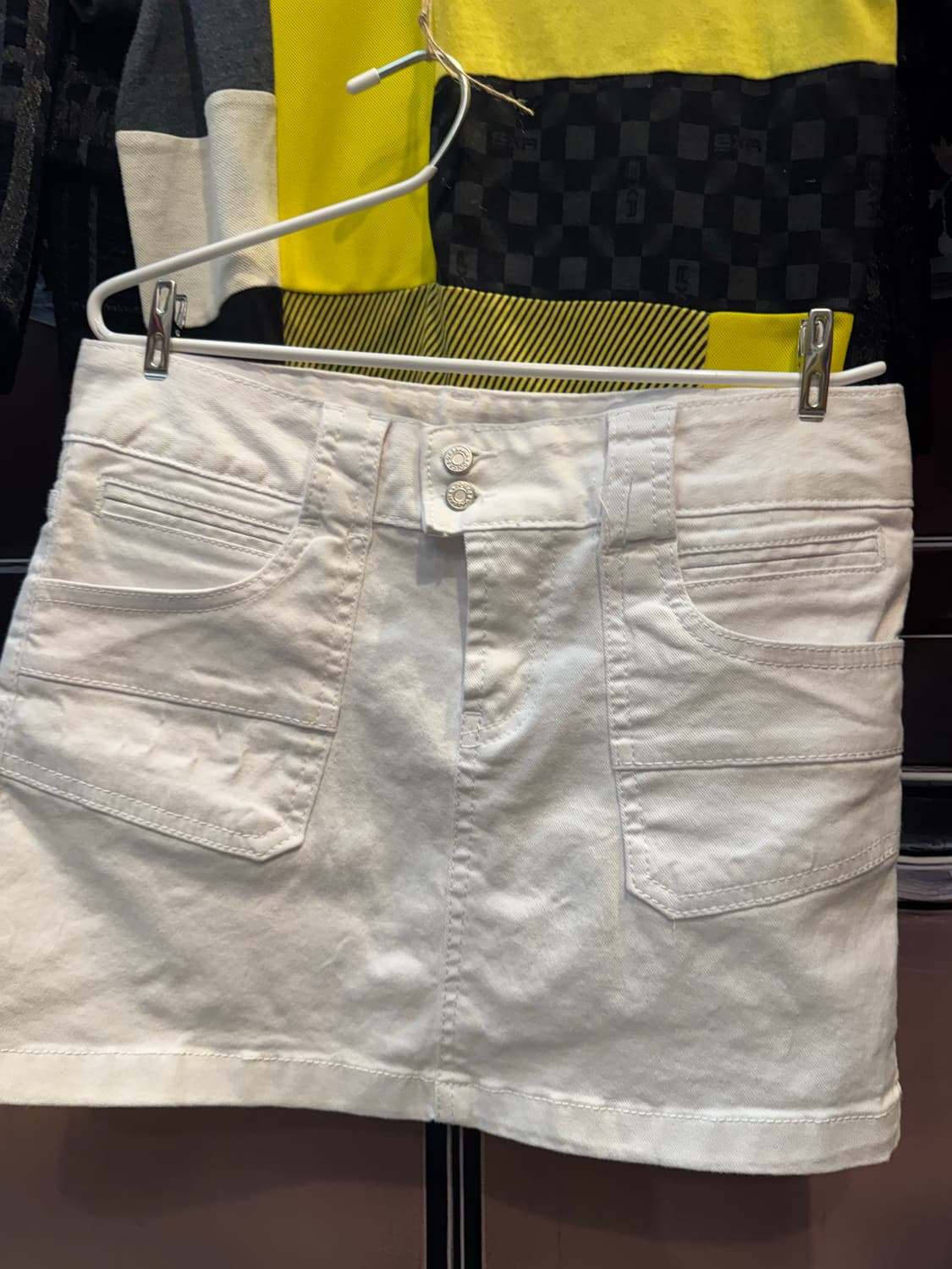 Dolce & Gabbana 돌체앤가바나 화이트 데님 미니스커트 상품이미지3