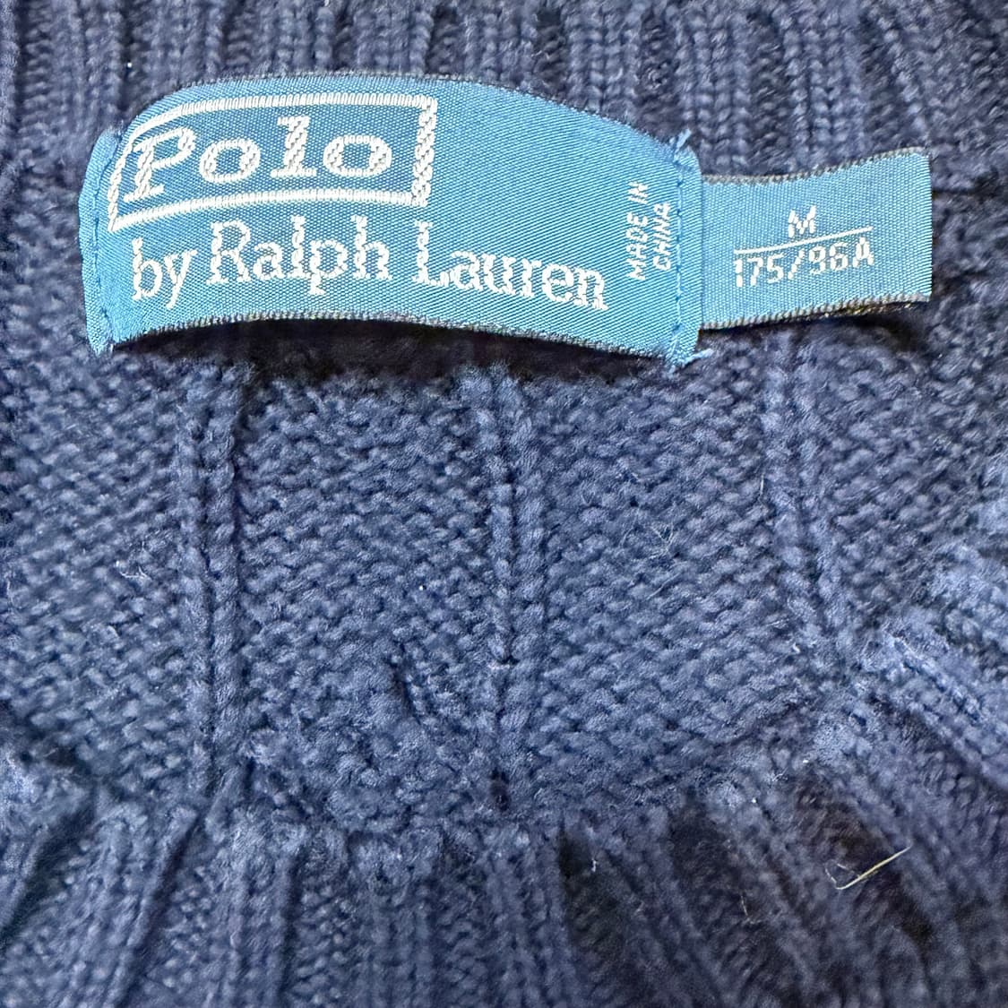 폴로 랄프로렌 네이비 케이블 니트 상품이미지3